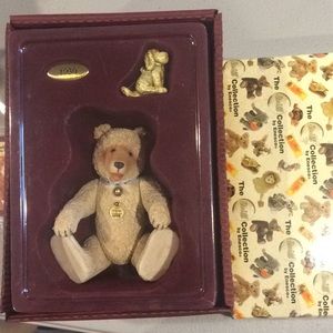 Collectible teddy bear.